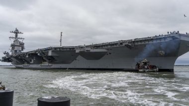 USS Gerald R Ford, American Aircraft Carrier Deployed in Atlantic